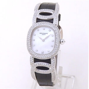 Patek Philippe Golden Ellipse Lady 4832 18k White Gold Mother of Pearl Dial