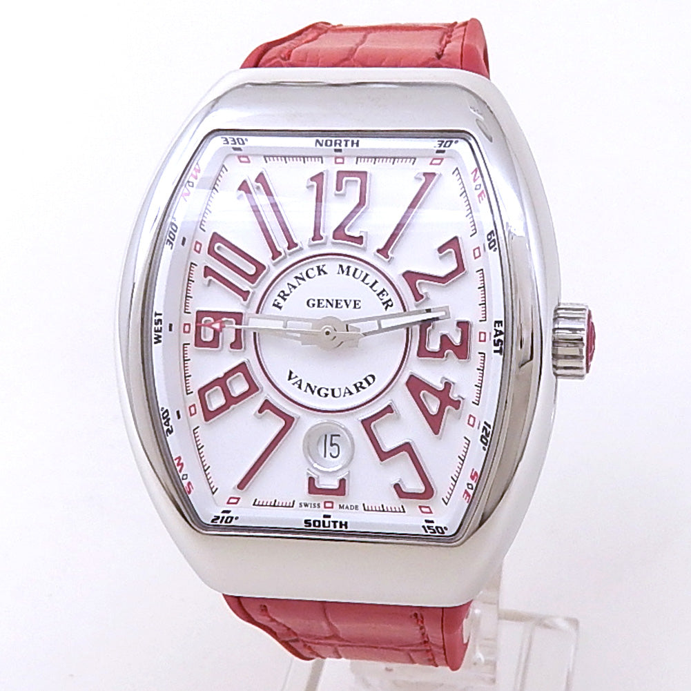 Franck Muller Vanguard V 41 SC DT Stainless Steel White Dial