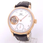IWC Portuguese Tourbillon IW546302 18k Rose Gold Silver Dial