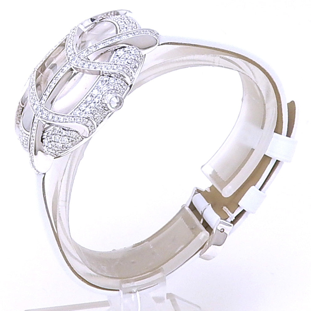 Cartier Ronde Folle 2991 18k White Gold Silver Dial