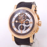Breguet Marine Tourbillon Chronograph 5837BR/92/5ZU 18k Rose Gold Black Dial