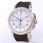 Breguet Marine Chronograph 5827BB/12/5ZU 18k White Gold Silver Dial