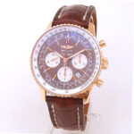 Breitling Navitimer 01 RB0120 18k Rose Gold Brown Dial