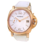Panerai Luminor Due Goldtech PAM01280 18k Rose Gold Mother of Pearl Dial