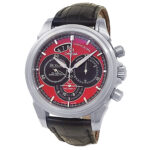 Omega De Ville Chronoscope 4851.61.31 Stainless Steel Red & Black Dial