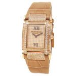 Patek Philippe Twenty-4 4910R-001 18k Rose Gold Diamond Pave Dial
