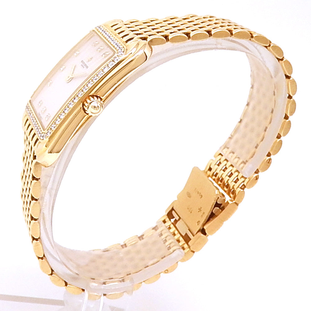 Vacheron Constantin Toledo 18k Yellow Gold Silver Diamond Dial