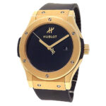 Hublot Classic Fusion 542.VX.1230.RX.MDM 18k Yellow Gold Black Dial