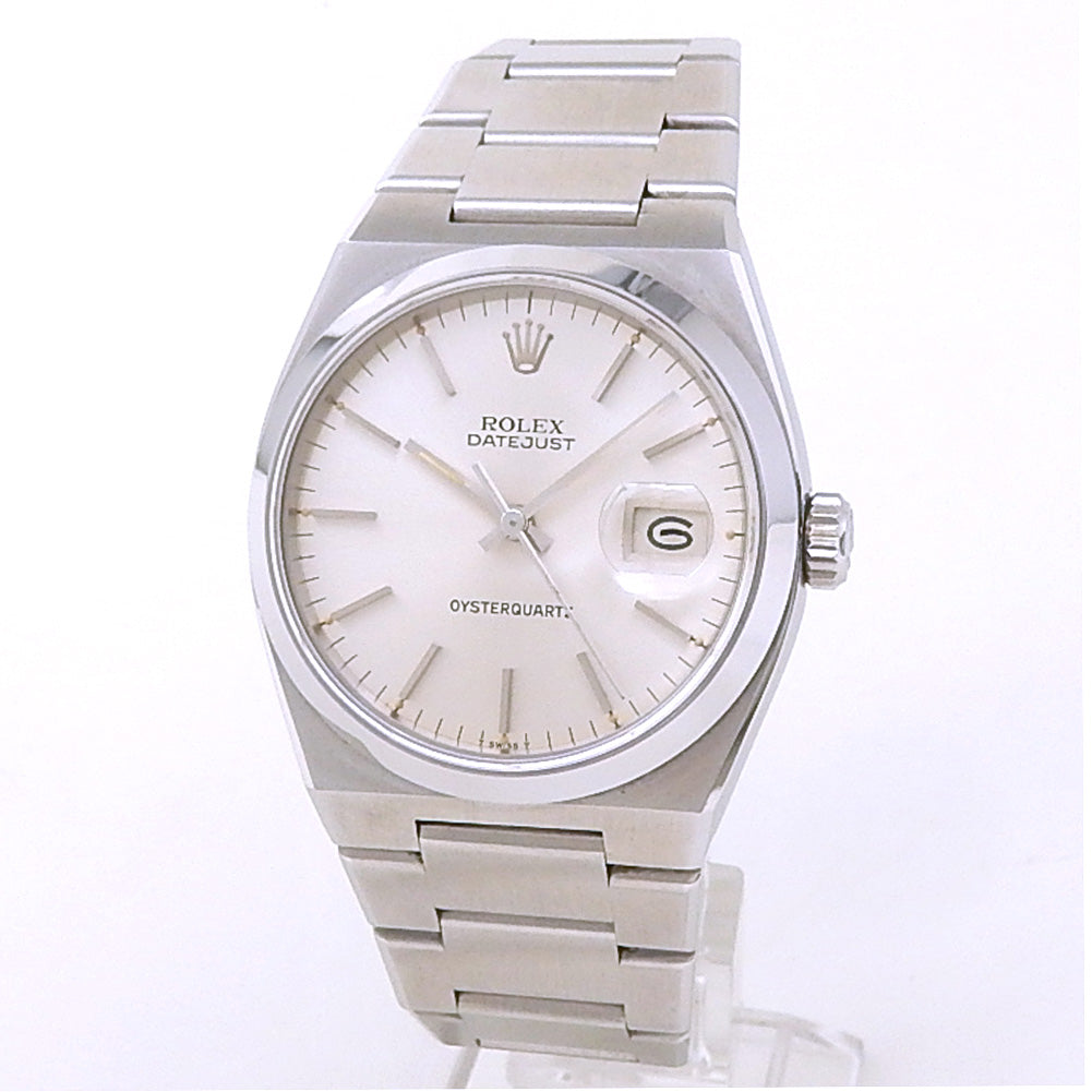 Rolex Datejust Oysterquartz 17000 Stainless Steel Silver Dial