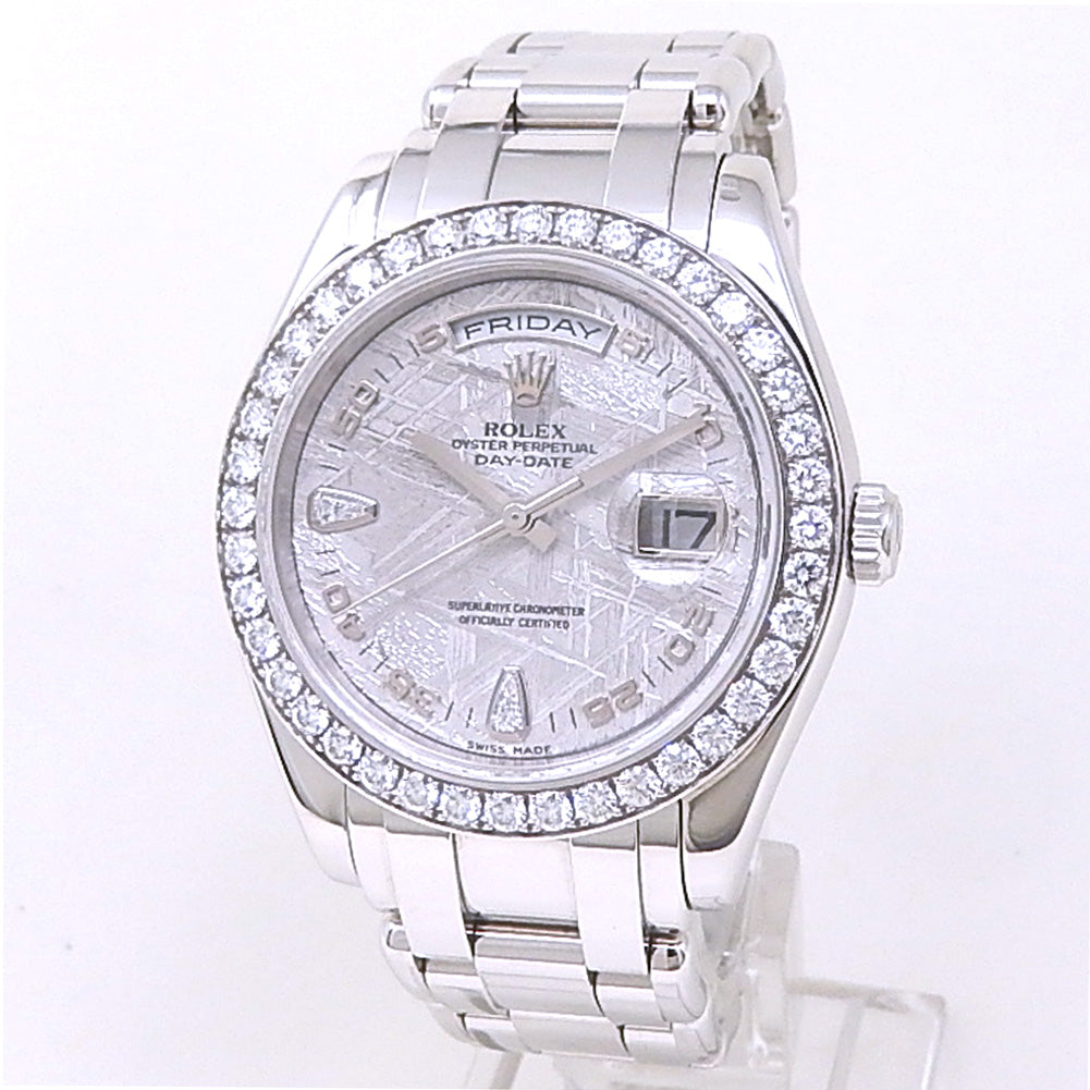 Rolex Day-Date Masterpiece 18946 Platinum Meteorite Dial