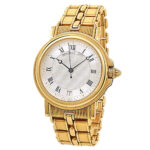 Breguet Marine 5800BA/12/A90 18k Yellow Gold Silver Dial