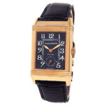 Jaeger-LeCoultre Reverso Art Deco 270.2.62 18k Rose Gold Black Dial