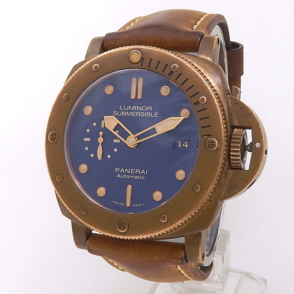 Panerai Luminor Submersible 1950 3 Days PAM00671 Bronze Blue Dial