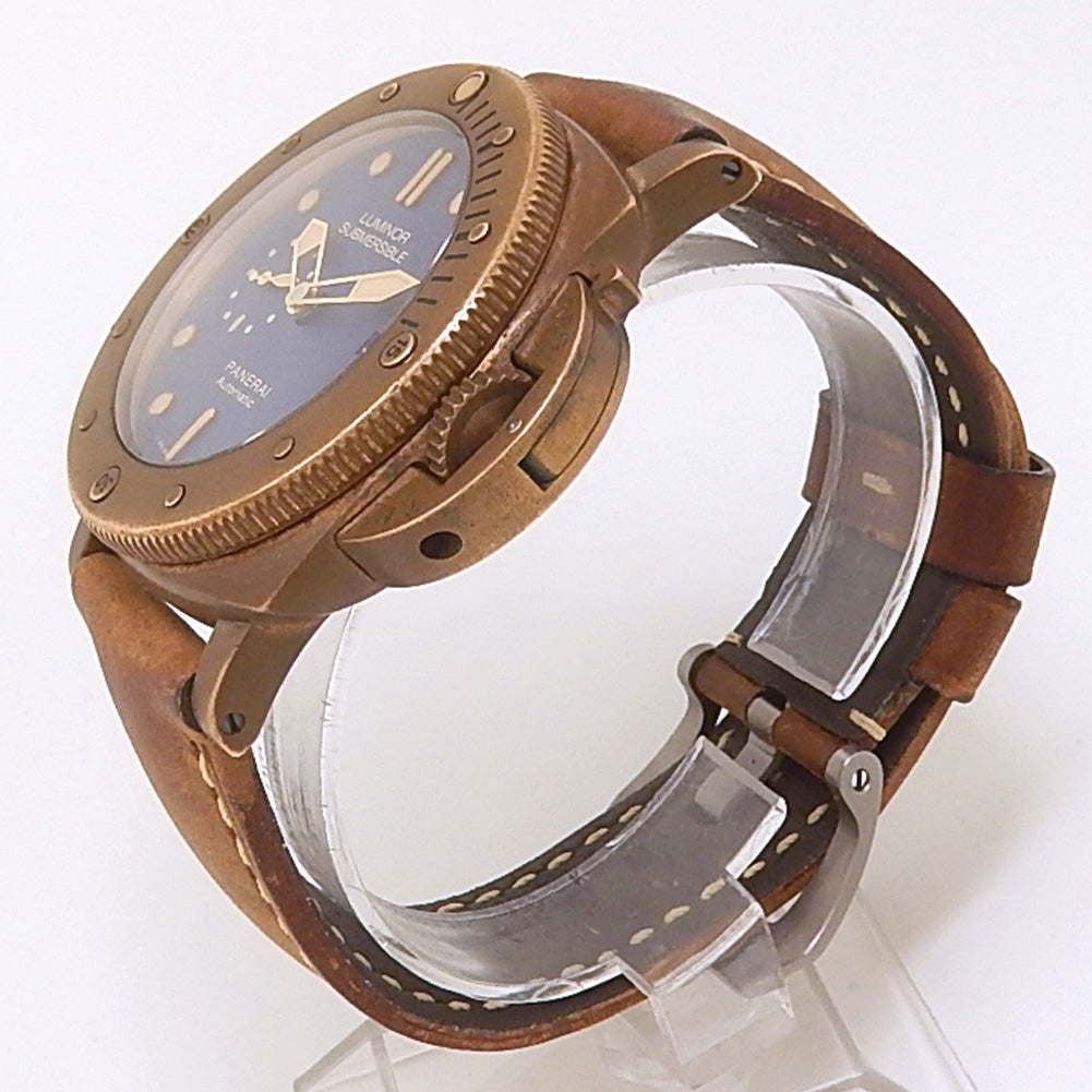 Panerai Luminor Submersible 1950 3 Days PAM00671 Bronze Blue Dial