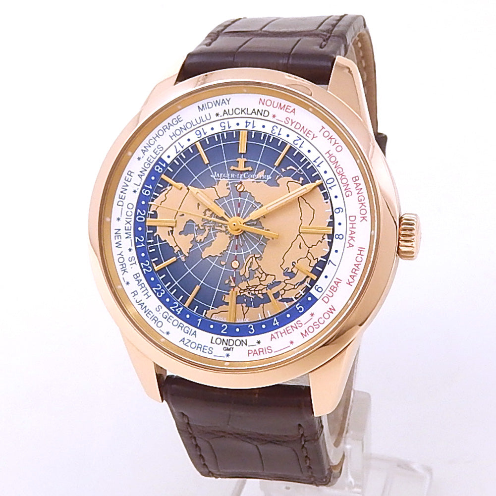 Jaeger-LeCoultre Geophysic Universal Time Q8102520 18k Rose Gold Blue Dial