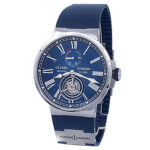 Ulysse Nardin Marine Tourbillon 1283-181/E3 Stainless Steel Blue Dial