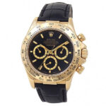 Rolex Daytona 16518 18k Yellow Gold Black Dial