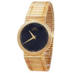 Piaget Vintage 7632 G 1 18k Yellow Gold Black Dial