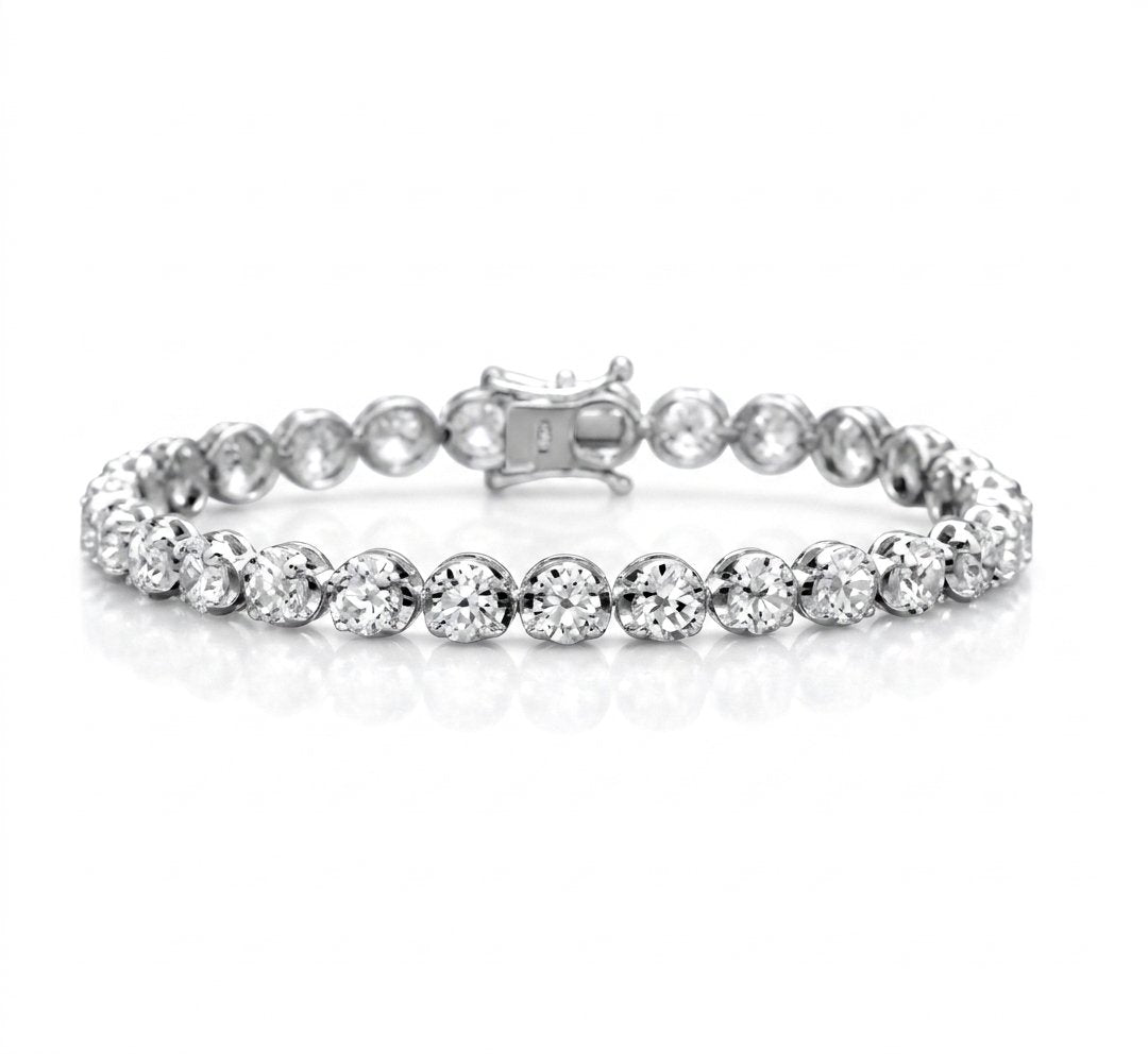 Diamond Bracelet in 18K White Gold
