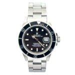 Rolex Submariner Date 16800 Stainless Steel Black Dial - Front View by Rolex