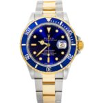 Rolex Submariner Date 16613LB Steel & 18K Yellow Gold Blue Dial - Front View by Rolex