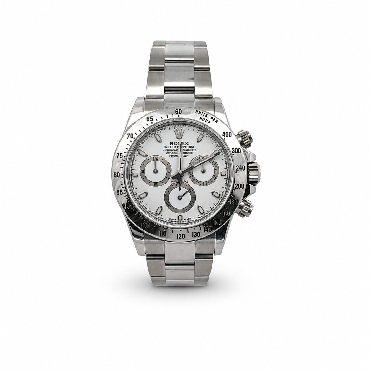 Rolex Cosmograph Daytona 116520 Stainless Steel White Dial