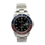 Rolex GMT-Master 16700 Steel Black Dial - Front View by Rolex