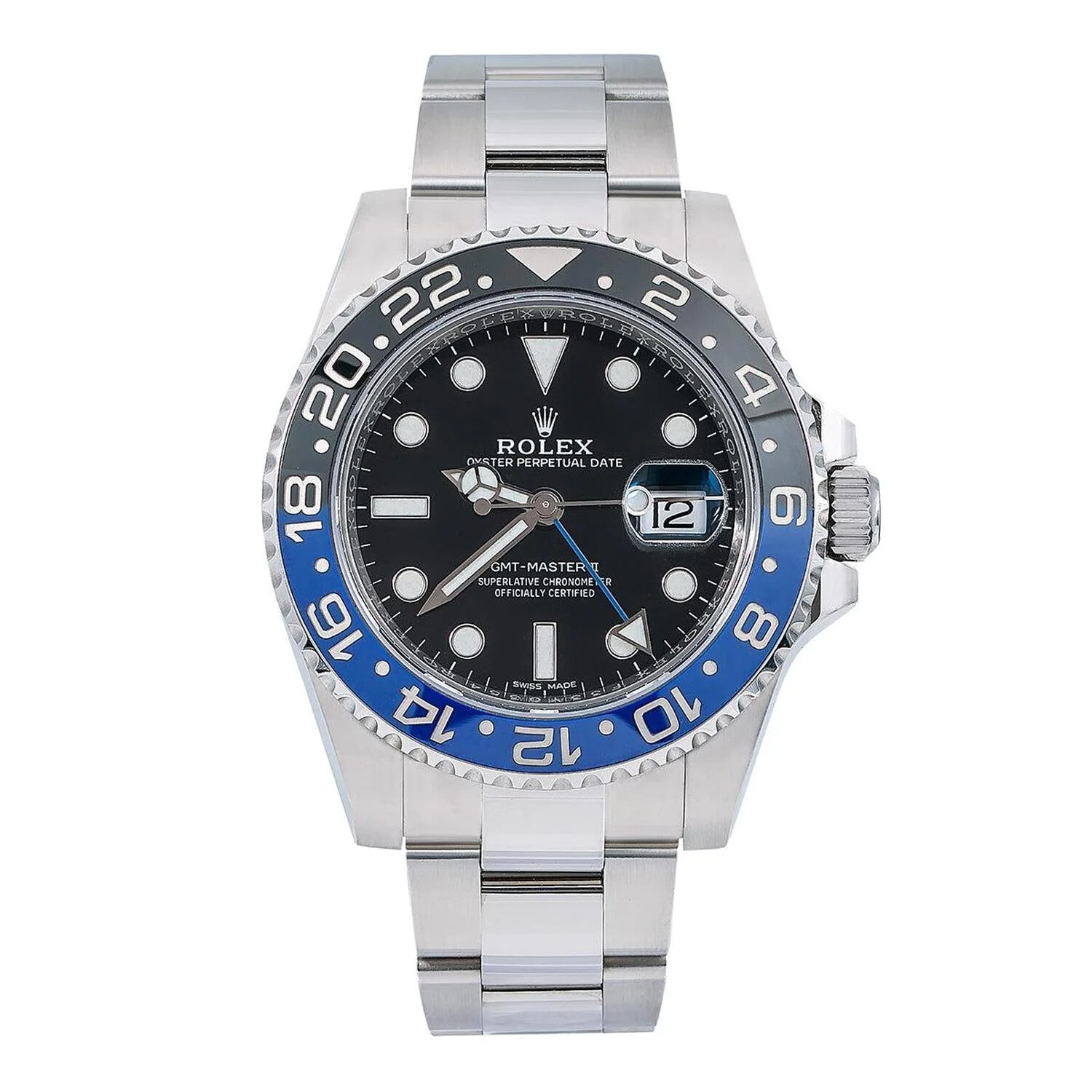 Rolex GMT-Master II 126710BLNR Stainless Steel Black Dial