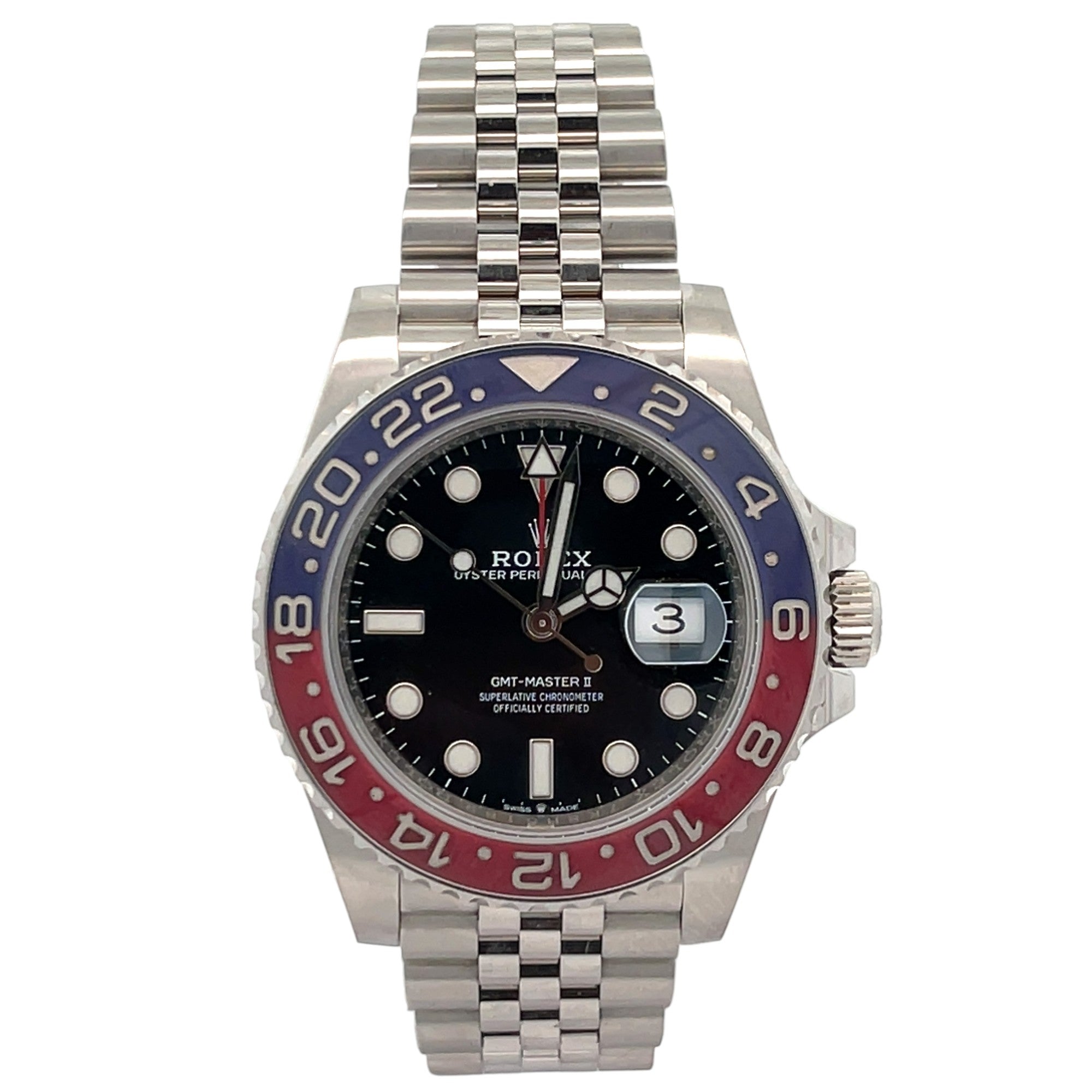 Rolex GMT-Master II 126710BLRO Stainless Steel Black Dial