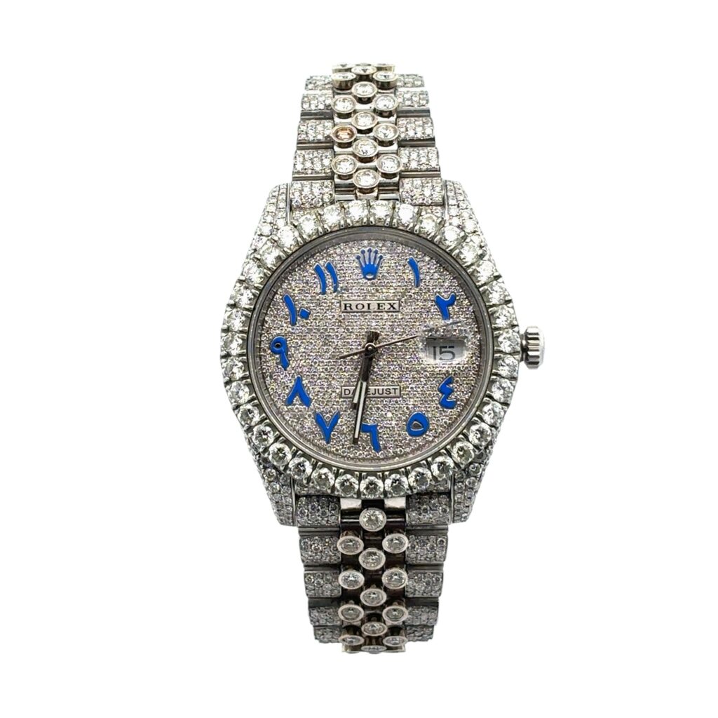 Rolex Datejust 41 126300 Diamond Blue Arabic Numeral Dial - Front View by Rolex