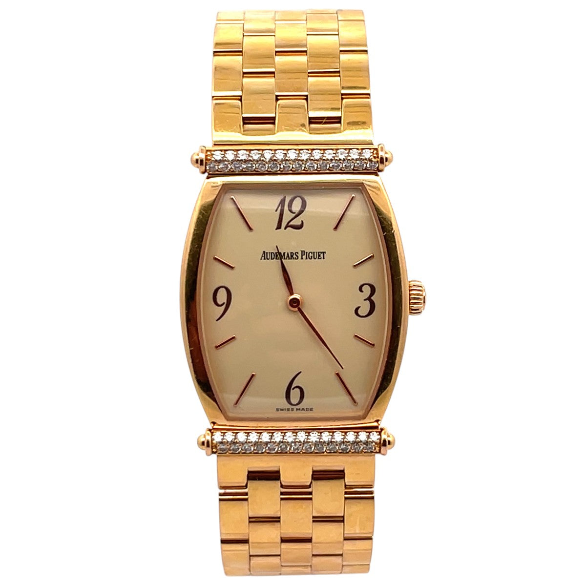 Audemars Piguet Carnegie 14944BA Yellow Gold Diamond Champagne Dial