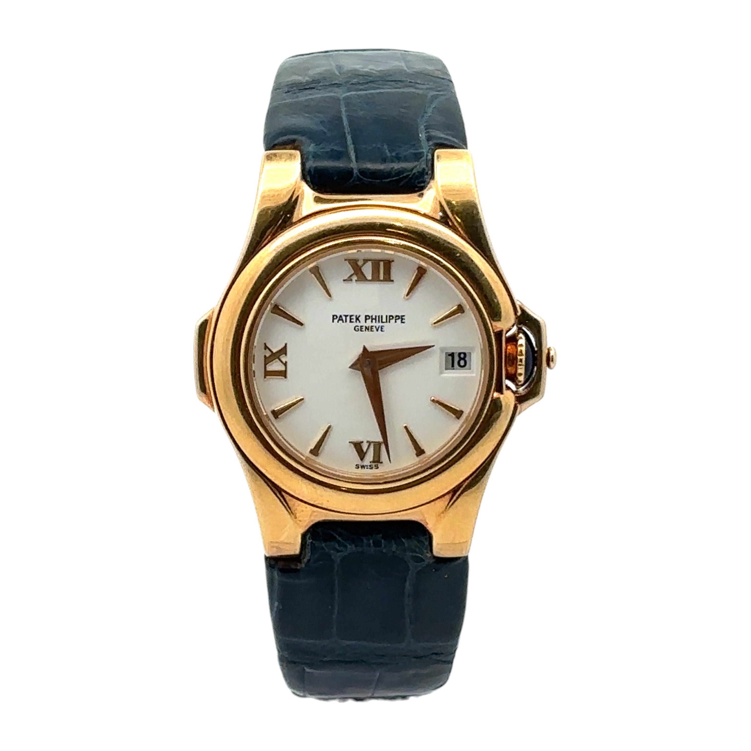 Patek Philippe 4890J-001 18k Yellow Gold White Dial