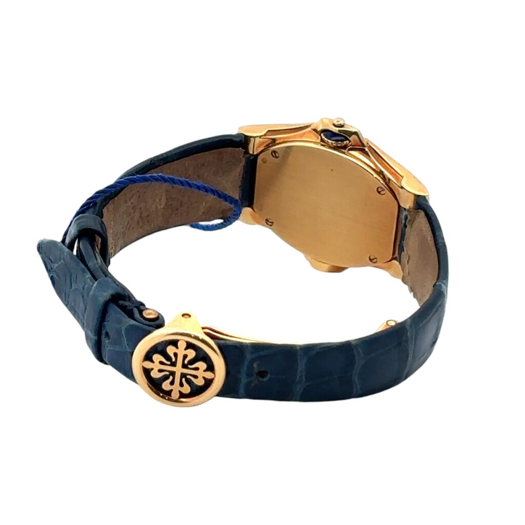 Patek Philippe 4890J-001 18k Yellow Gold White Dial - Angle View by Patek Philippe