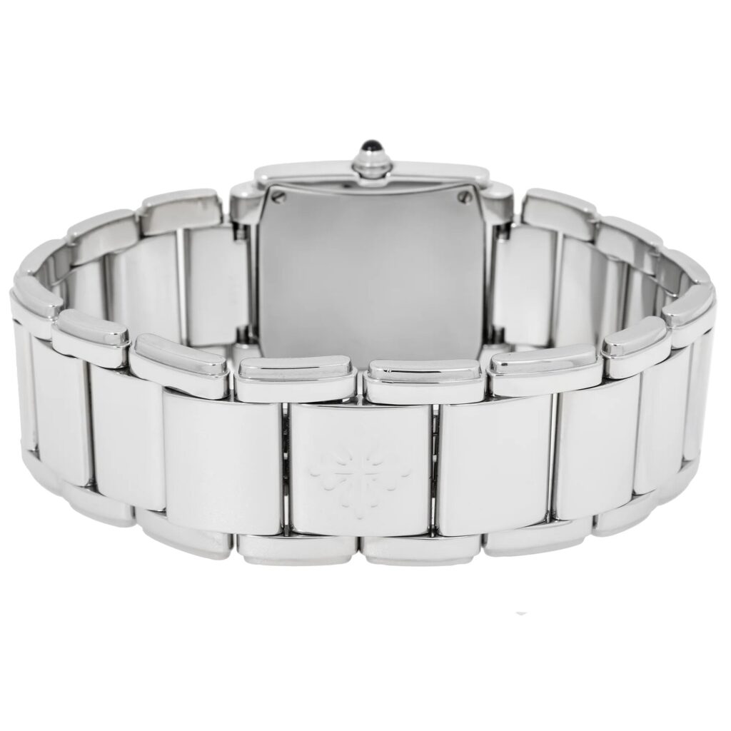 Patek Philippe Twenty-4 4910/10A-001 Steel Black Diamond Dial - Angle View by Patek Philippe