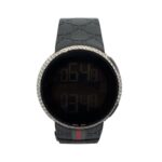 Gucci I-Gucci 114207 Diamond Bezel Black Dial - Front View by Gucci