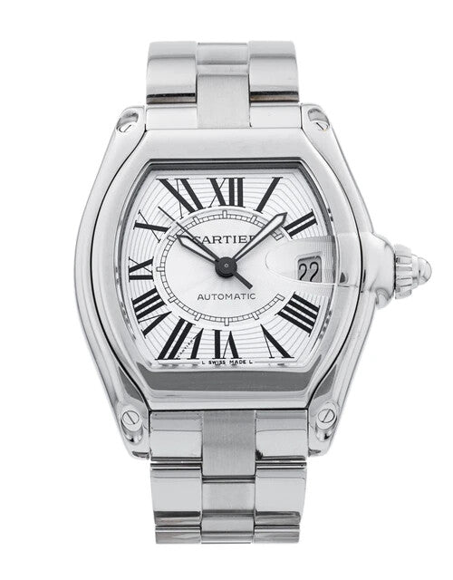 Cartier Roadster W62025V3 Silver Dial 37mm