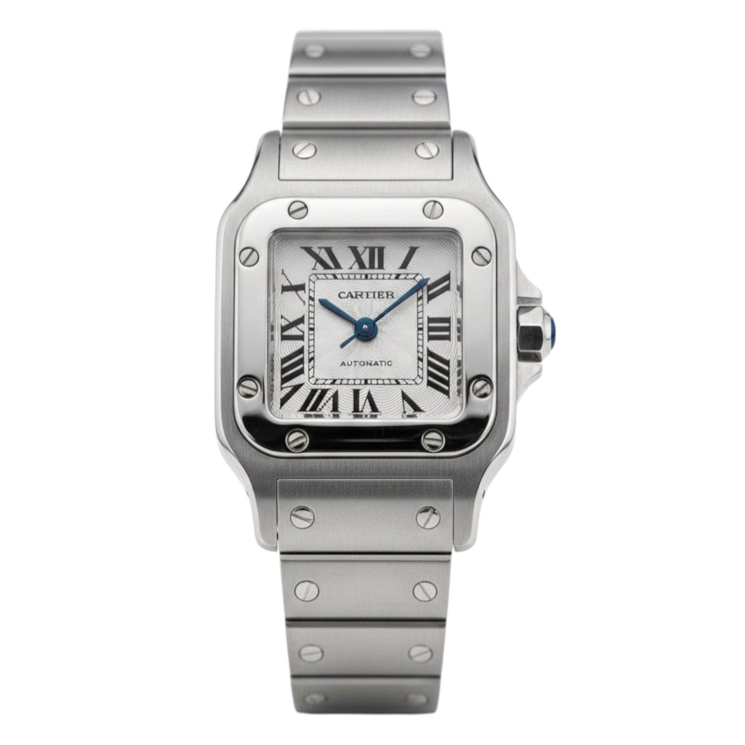 Cartier Santos Galbee 2423 Steel & Yellow Gold White Dial