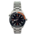 Omega Seamaster Planet Ocean 215.30.44.21.01 Steel Black Dial - Front View by Omega