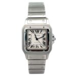 Cartier Santos Galbee XL W20099C4 Two-Tone White Dial - Front View by Cartier
