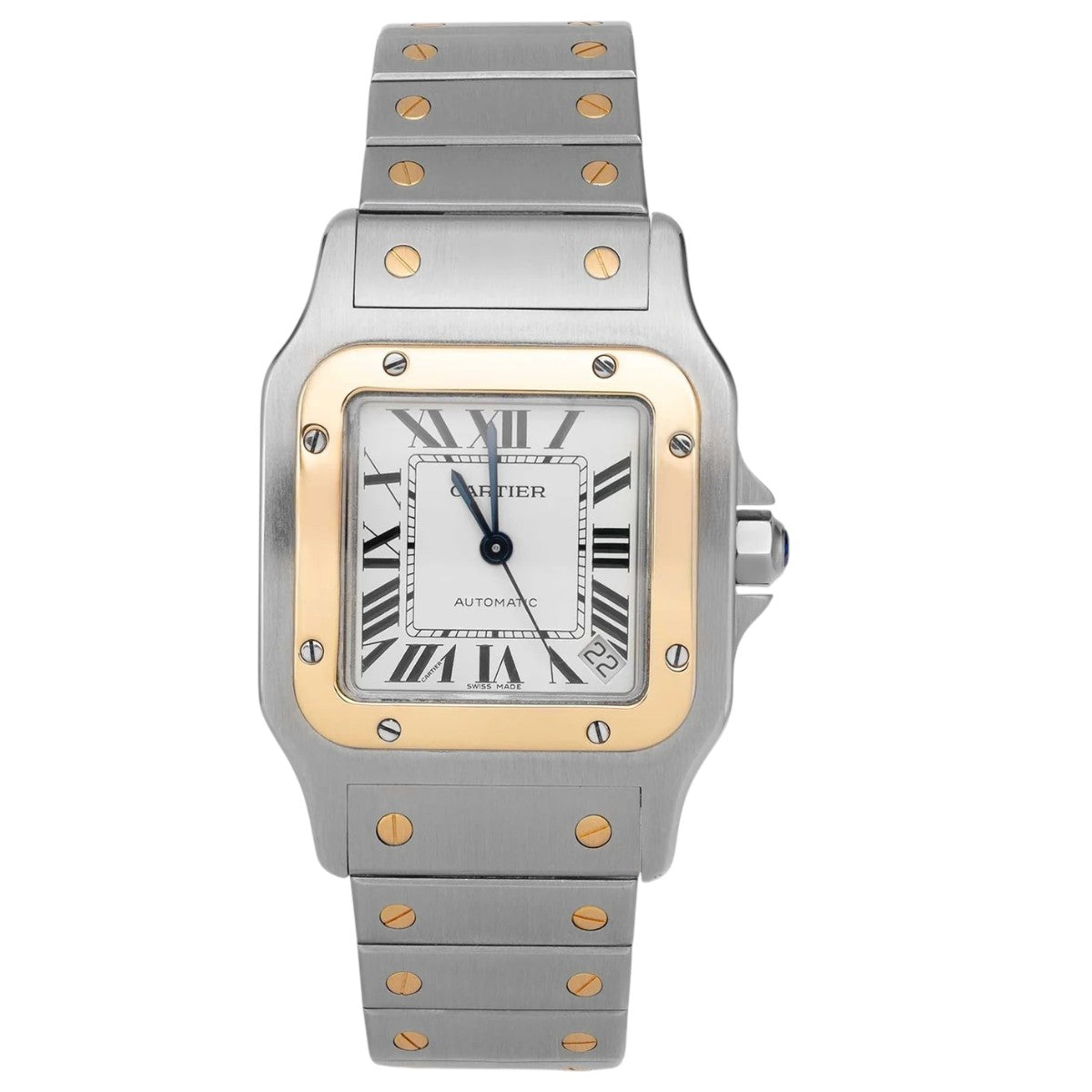 Cartier Santos Galbee W20099C4/2823 Two-Tone White Dial
