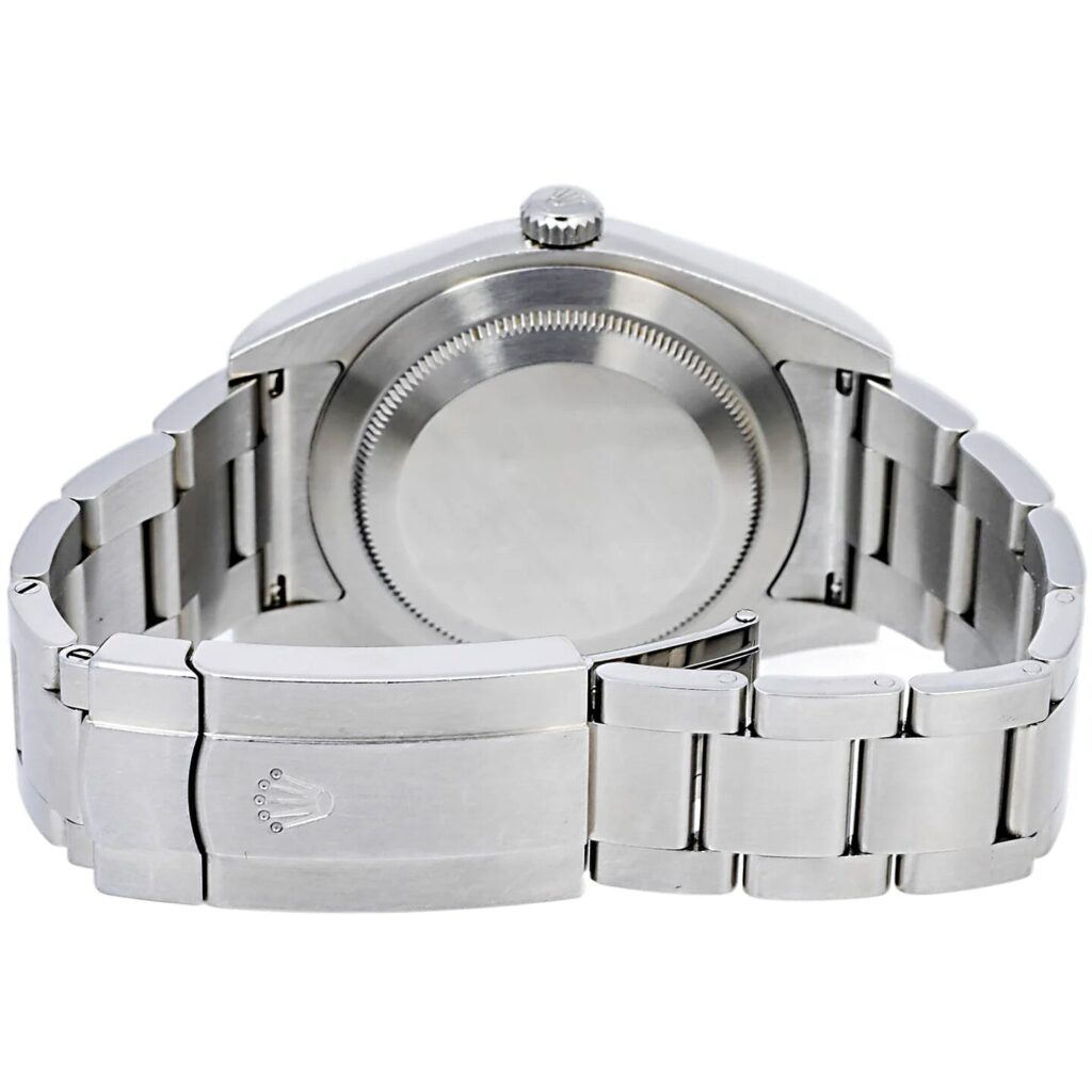 Rolex Oyster Perpetual 114200 White Index Dial 34mm - Angle View by Rolex