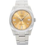 Rolex Oyster Perpetual 36 116000 Steel White Grape Dial - Front View by Rolex