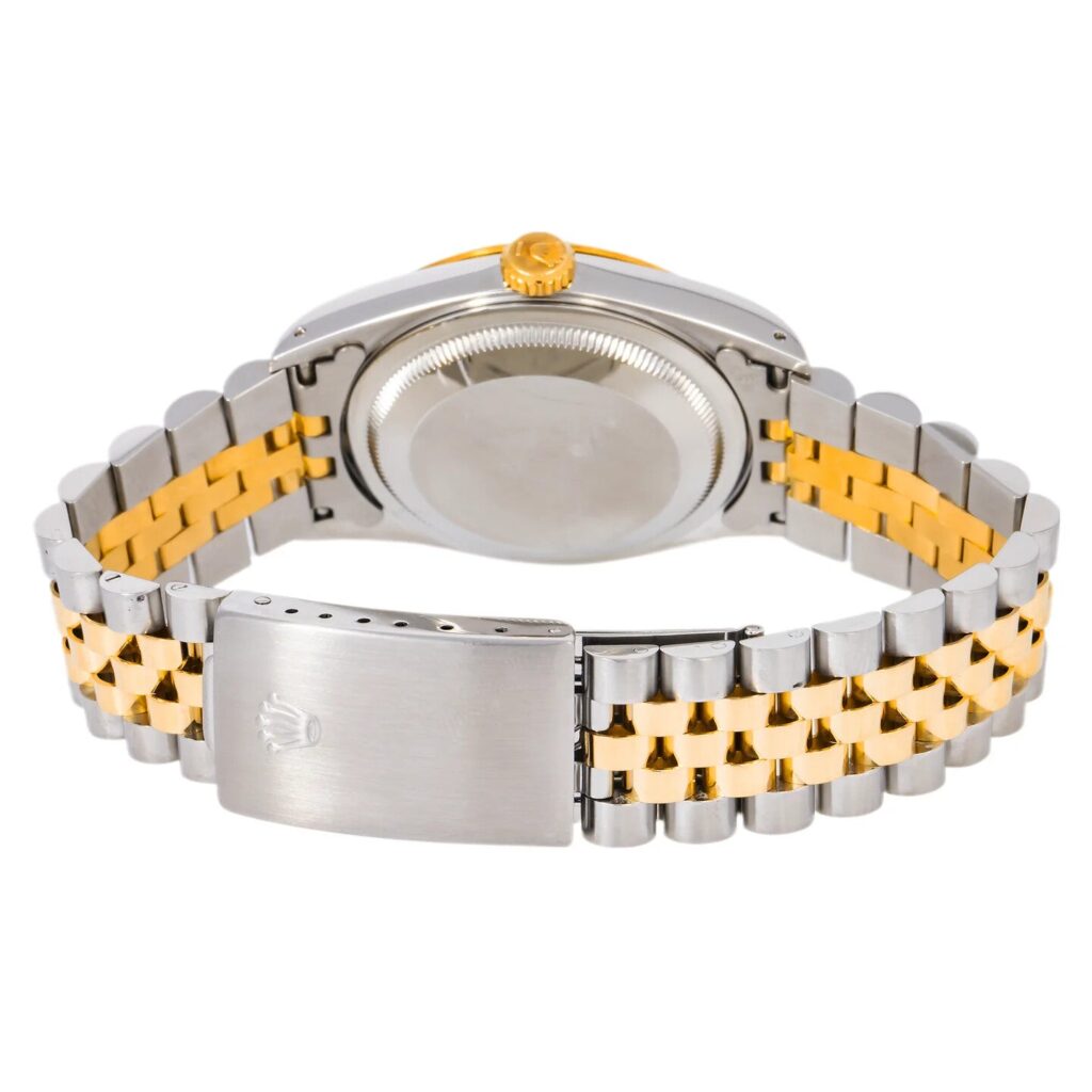 Rolex Datejust 16233 Steel & Yellow Gold Champagne Dial - Angle View by Rolex