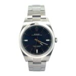 Rolex Oyster Perpetual 39 114300 Steel Blue Dial - Front View by Rolex