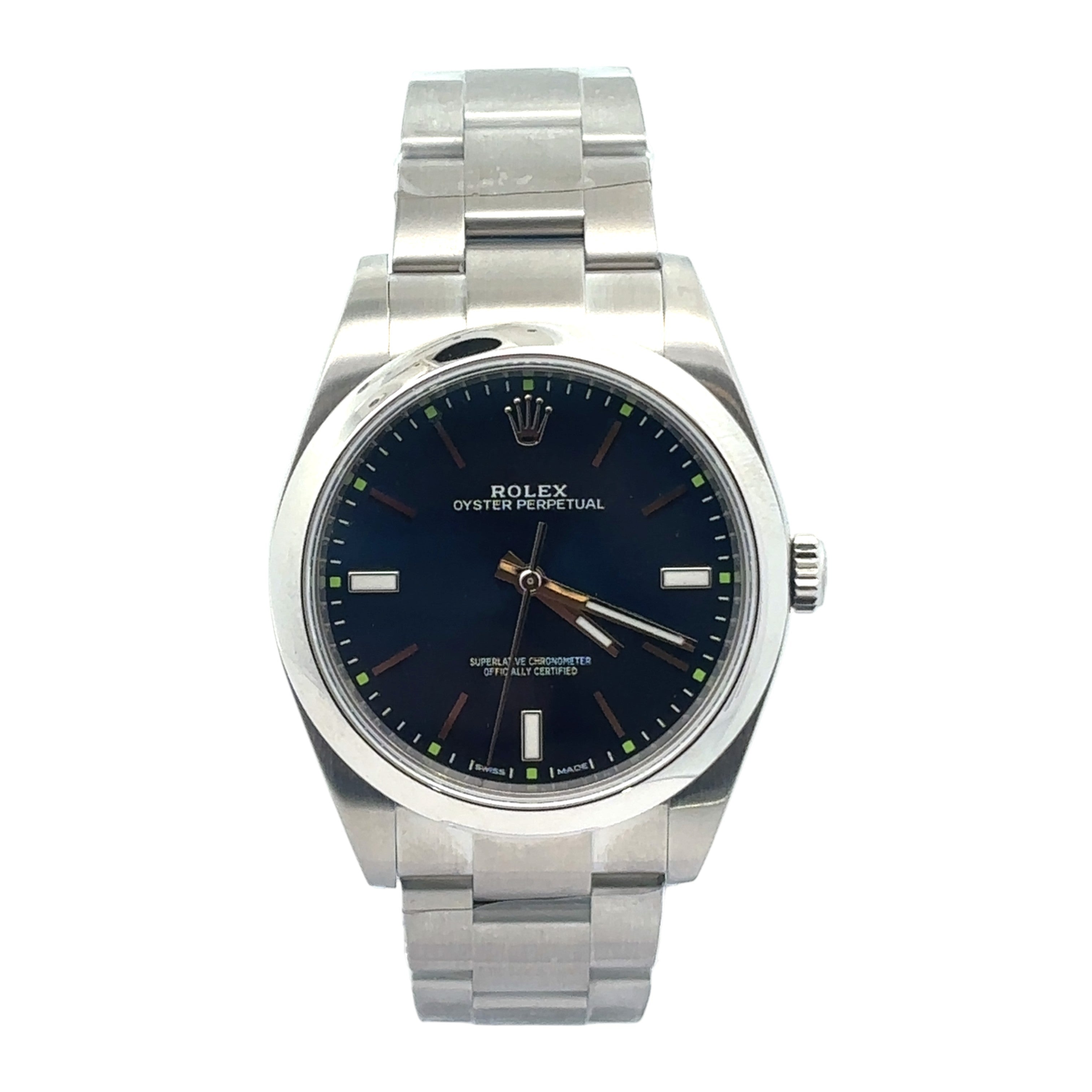 Rolex Oyster Perpetual 39 114300 Steel Blue Dial