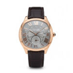Cartier Drive De Cartier WGNM0004 Rose Gold Silver Roman Dial - Front View by Cartier