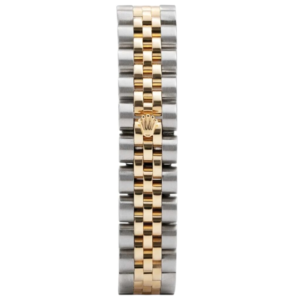 Rolex Lady-Datejust 179173 Steel & Yellow Gold Champagne Index Dial - Angle View by Rolex