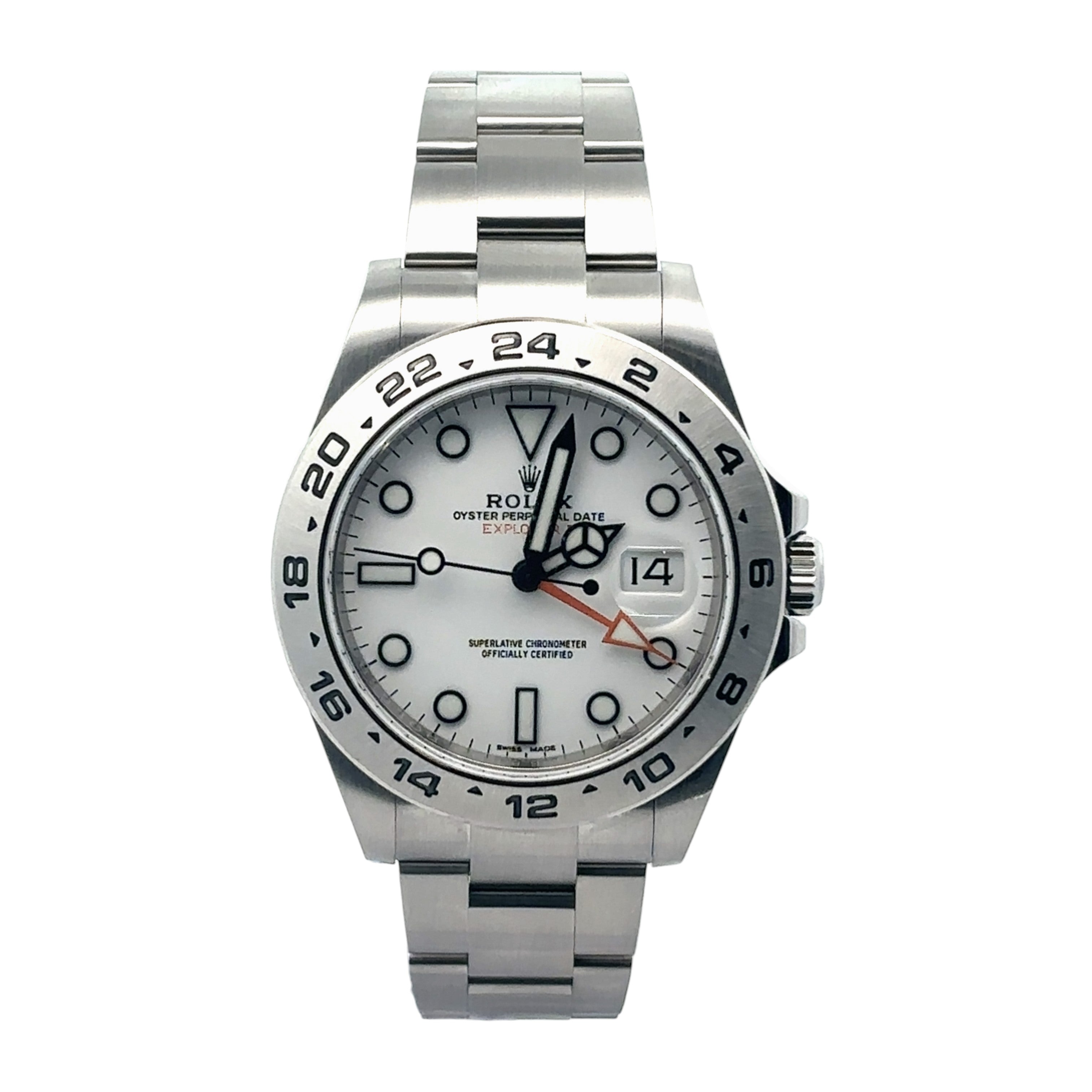 Rolex Explorer II 216570 Stainless Steel White Dial