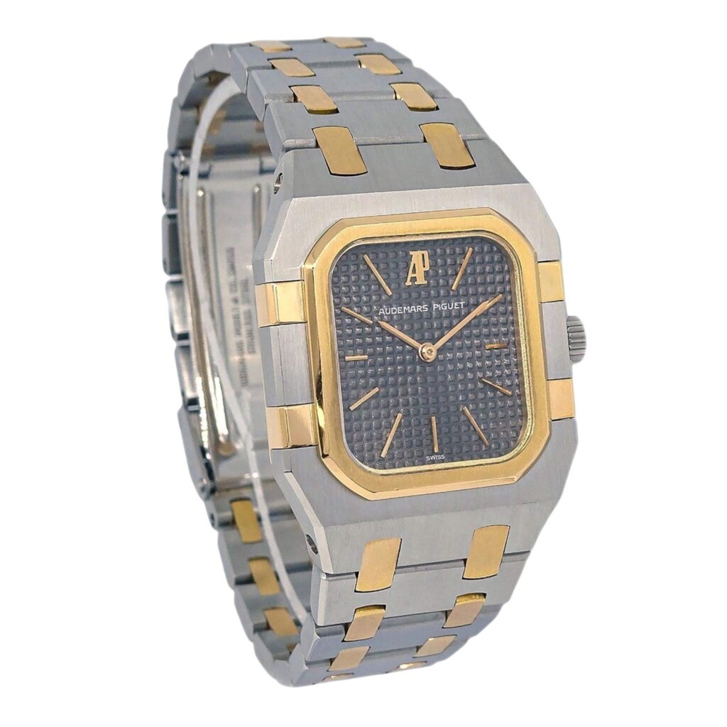 Audemars Piguet Royal Oak 6005SA Two-Tone Grey Dial - Angle View by Audemars Piguet