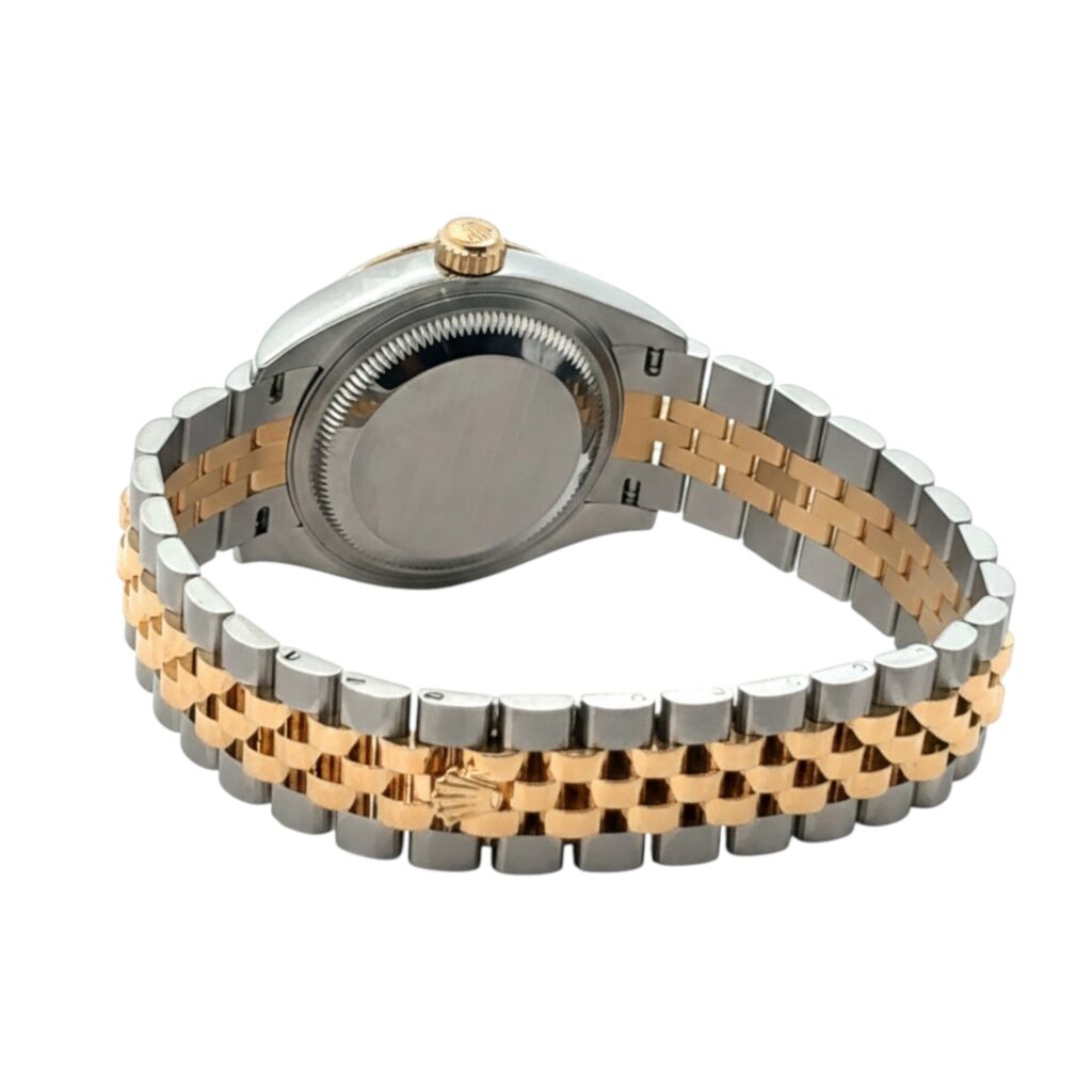 Rolex Datejust 116233 Steel & Yellow Gold Champagne Dial - Angle View by Rolex